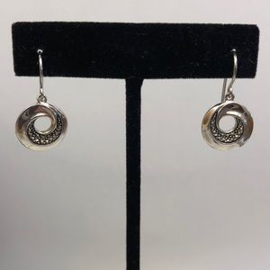 Sterling Silver Marcasite Earrings